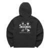 Skechers x Hilarious Monster Grafik-Hoodie „Schwarz-Weiß“