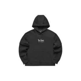 Skechers x Hilarious Monster Grafik-Hoodie „Schwarz-Weiß“ Skechers x Hilarious Monster Grafik-Hoodie „Schwarz-Weiß“
