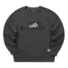 Skechers x Romantic Crown Langarmpullover „Schwarz-Weiß“