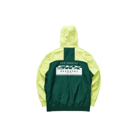 Skechers x SKX Hoodied Woven Jacket „Green Yellow“