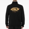 Skechers x SKX Logo-bedruckte Freizeitjacke „Schwarz Gelb“