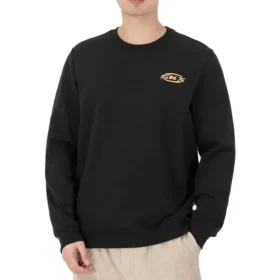 Skechers x SKX Logo-Crew-Pullover „Schwarz Gelb“