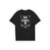 Skechers x SpongeBob bedrucktes Kurzarm-T-Shirt „Black White“