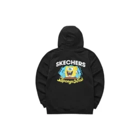 Skechers x SpongeBob SquarePants Hoodie mit Grafikprint „Weiß Gelb Schwarz“
