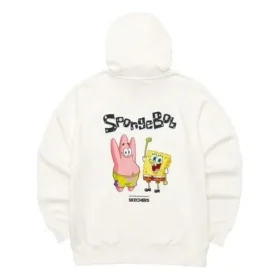 Skechers x SpongeBob SquarePants Kapuzen-Sweatshirt „Weiß“