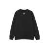 SKX Bedruckter Rundhals-Pullover „Black White“