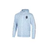 SKX Langarm-Strickjacke mit Buchstabenprint „Grau Blau Weiß“