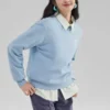 SKX Langarm-Sweatshirt „Teal“
