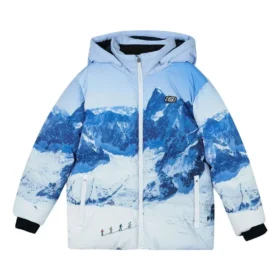 SKX Mountain Printed Daunenjacke „Blue White“