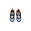 Sneaker „Hellblau Marineblau Orange“