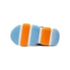 Sneaker „Hellblau Marineblau Orange“
