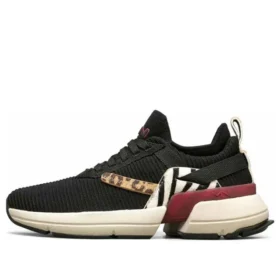 Split Schuhe für den Laufsport Schwarz/Weiß/Rot