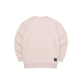 Sport Letter Crew Sweater „Pink White“