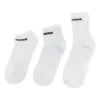 Sport-Socken in voller Länge „Weiß Schwarz“