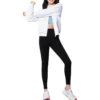 Sportjacke „Weiß Schwarz“