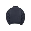 Sportlich-lässiges, locker gestricktes Sweatshirt mit Rundhalsausschnitt „Schwarz“