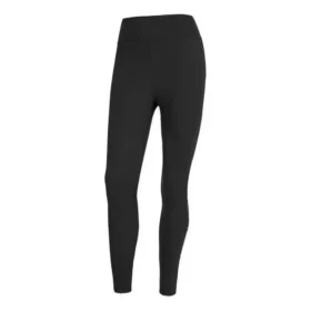 Sportliche gestrickte Fitness-Leggings „Schwarz-Rosa“