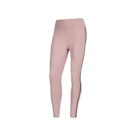 Sportliche gestrickte Fitness-Leggings „Schwarz-Rosa“