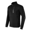 Sportliche Strickjacke mit Stehkragen „Schwarz“