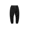 Sportliche, taillierte Strickhose mit Logo-Print „Schwarz Navy Grau“