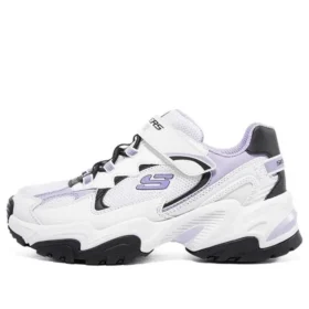 Sportschuhe „Weiß Schwarz Lila“