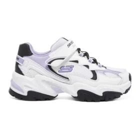 Sportschuhe „Weiß Schwarz Lila“
