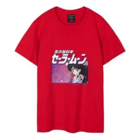 SS20 Sailor Moon Crossover Kurzarm Rot