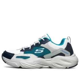 Stamina Airy Low-Top-Laufschuhe Weiß/Blau/Grün