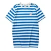 Streifen-T-Shirt „Blau Weiß“
