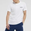 Strickdruck Kurzarm Paar-Style Weiß