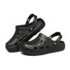 Swifters Minimalistische, bequeme Sport-Hausschuhe, rein schwarz