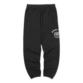 Taillierte Sport-Fleecehose „Black Grey“