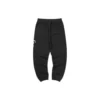Taillierte Sport-Fleecehose „Black Grey“