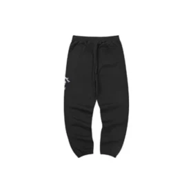 Taillierte Sport-Fleecehose „Black Grey“