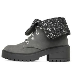 Teen Spirit Knit Buzz Stiefel „Black Charcoal“