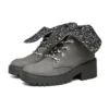 Teen Spirit Knit Buzz Stiefel „Black Charcoal“