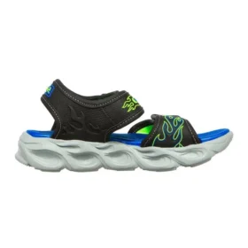 Thermo Splash Slipper Sport Light-Up Sandalen „Black Blue“ Thermo Splash Slipper Sport Light-Up Sandalen „Black Blue“