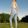 Trainingsleggings mit Logo-Print „Teal“