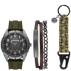 Uhrenset aus Nylon in Gunmetal