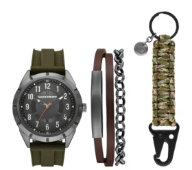 Uhrenset aus Nylon in Gunmetal
