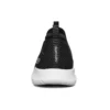 Ultra-flexibler, atmungsaktiver, minimalistischer Low-Top-Schuh im Athleisure-Stil, schwarz