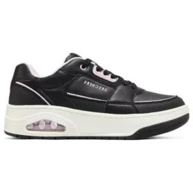 Uno Court – Courted Style Schuhe „Schwarz-Rosa-Weiß“