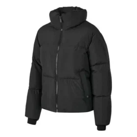 Warme, Waterproof kurze Daunenjacke „Schwarz“