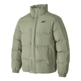 Waterproof Daunenjacke mit Buchstabenprint „Olive Green“