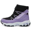 Winter Comfy Stiefel „Black Purple“