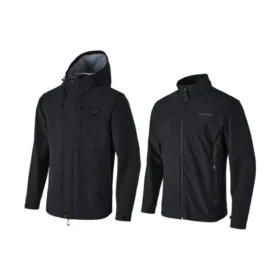 Woven Sports 3-in-1-Jacke „Black“
